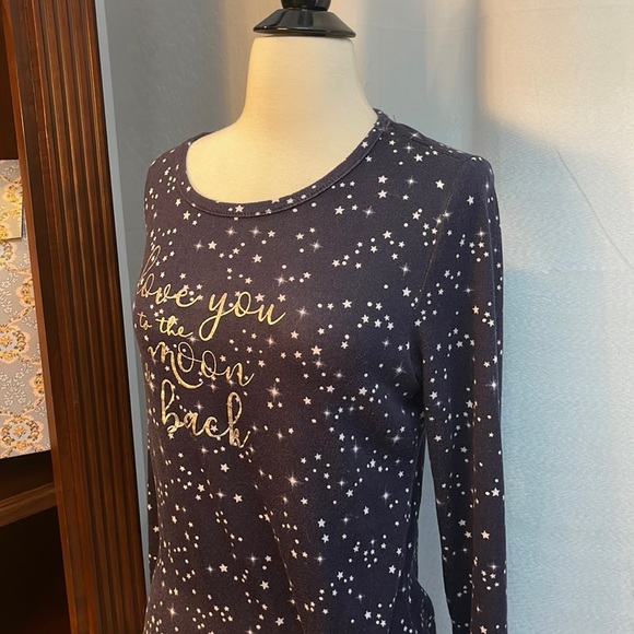 Laura Ashley Soft Long Sleeve PJ or Top - Picture 5 of 6